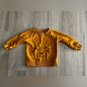 Hanna Andersson Baby Disney Winnie the Pooh Sweatshirt Yellow - Size 18-24m
